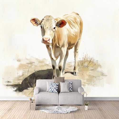 3D Fototapete Milchkuh 400x280 cm 3D Wandbild Tapete, Modern Vlies Motivtapeten, Groß Foto Tapete, Schlafzimmer Wohnzimmer Büro Wandtapete Deko. 3D Fototapete Milchkuh 400x280 cm 3D Wandbild Tapete, Modern Vlies Motivtapeten, Groß Foto Tapete, Schlafzimmer Wohnzimmer Büro Wandtapete Deko. von Generic