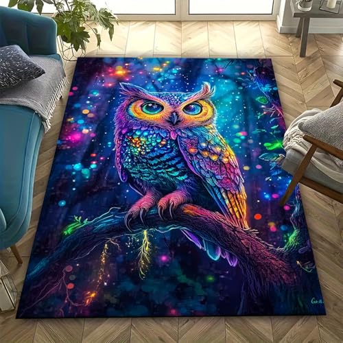 3D Gedruckter Teppich Tier Eule Wohnzimmer Schlafzimmer Anti Rutsch Carpet Kinder Mädchen Jungen Zimmer Spielen Krabbeln Fußmatten 160 X 230 cm - Anti-Ermüdungs-Teppiche Innenbereich -041I261R 3D Gedruckter Teppich Tier Eule Wohnzimmer Schlafzimmer Anti Rutsch Carpet Kinder Mädchen Jungen Zimmer Spielen Krabbeln Fußmatten 160 X 230 cm - Anti-Ermüdungs-Teppiche Innenbereich -041I261R von Generic