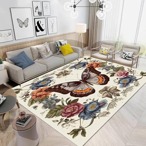 3D-Gedruckter Weicher Büroteppich Fantasy-Schmetterling 100 X 200 Cm - Rutschfester Teppich Mit Niedrigem Flor - Heimdekor-Fußmatte - Schmutzabweisend - Niedriger Flor, Fusselt Nicht - Po -87627296633 3D-Gedruckter Weicher Büroteppich Fantasy-Schmetterling 100 X 200 Cm - Rutschfester Teppich Mit Niedrigem Flor - Heimdekor-Fußmatte - Schmutzabweisend - Niedriger Flor, Fusselt Nicht - Po -87627296633 von Generic