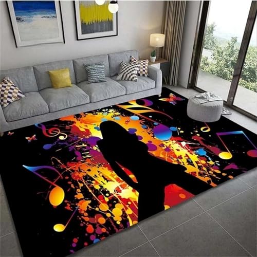 3D Illusion Teppich Optischer Täuschung Bodenmatte Musiknotensymbole Wohnzimmer rutschfest Fußmatten Vielseitige Wohnaccessoires - Polyester-Soft-Touch, 200 X 300 cm -100619388932 3D Illusion Teppich Optischer Täuschung Bodenmatte Musiknotensymbole Wohnzimmer rutschfest Fußmatten Vielseitige Wohnaccessoires - Polyester-Soft-Touch, 200 X 300 cm -100619388932 von Generic