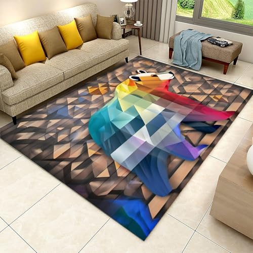 3D Teppich Abstrakter Tierbär Boden Matte Wohnzimmer Große Größe Teppiche Weiche Schlafzimmer Teppich Für Kinder Jungen Mädchen Toilettenmatte Toormat 200 X 300 cm -9069784481006 3D Teppich Abstrakter Tierbär Boden Matte Wohnzimmer Große Größe Teppiche Weiche Schlafzimmer Teppich Für Kinder Jungen Mädchen Toilettenmatte Toormat 200 X 300 cm -9069784481006 von Generic