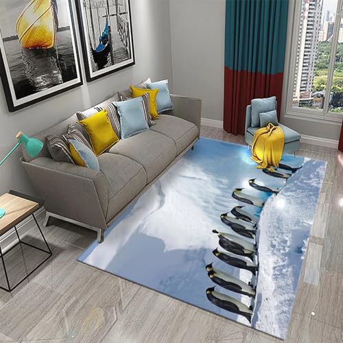 3D Tierpinguin Teppich Kinder Jungen Kinderzimmer Gaming Teppich Schlafzimmer Wohnzimmer Modern Kinderteppiche Er 180 X 280 cm - Leicht Zu Reinigen -9542996728130 3D Tierpinguin Teppich Kinder Jungen Kinderzimmer Gaming Teppich Schlafzimmer Wohnzimmer Modern Kinderteppiche Er 180 X 280 cm - Leicht Zu Reinigen -9542996728130 von Generic