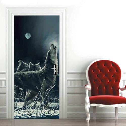 3D Türaufkleber Selbstklebend Türtapete Türfolie 88 X 200 Cm Selbstklebend Türfolie Poster Tapete Wandtattoo Tür Wandbild Aufkleber Schlafzimmer Bad Bü - Junge Mädchen Zimmertür Kunst -221369-59218 von Generic