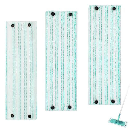 3er Pack Mikrofasertücher für Leifheit Combi/Clean Twist M Micro Duo Bodenwischer – Hochsaugend, wiederverwendbar & universell einsetzbar（M） von Generic