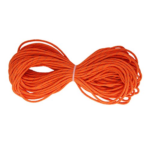 3mm orange reflektierende Zelt Guy Linie Rope Camping Schnur Paracord 20M von MagiDeal