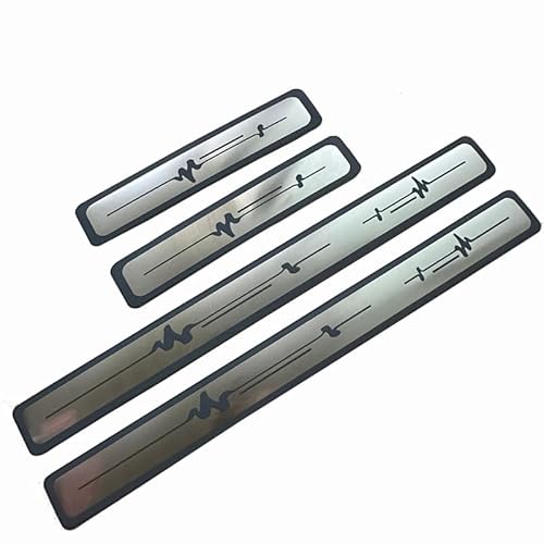 4 Stück Edelstahl Auto Einstiegsleisten Schutz für Mitsubishi Outlander 2016-2020, Willkommenspedal Kratzfeste Einstiegsleiste, Außentürschwellenschutz,Silver 4 Stück Edelstahl Auto Einstiegsleisten Schutz für Mitsubishi Outlander 2016-2020, Willkommenspedal Kratzfeste Einstiegsleiste, Außentürschwellenschutz,Silver von Generic