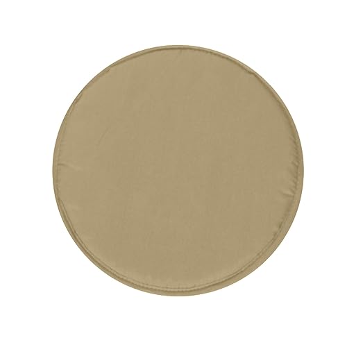 4er-Set Runden Sitzkissen 30 cm mit Haltebändern, Stuhlkissen, Sitzpolster, Esszimmerstuhl Polster Sitzauflage, Kissen, Steißbeinkissen, für Outdoor Hocker, Terrassen und Restaurants (Brown) von Generic