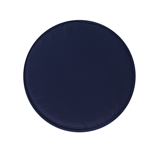 4er-Set Runden Sitzkissen 30 cm mit Haltebändern, Stuhlkissen, Sitzpolster, Esszimmerstuhl Polster Sitzauflage, Kissen, Steißbeinkissen, für Outdoor Hocker, Terrassen und Restaurants (Marineblau) von Generic