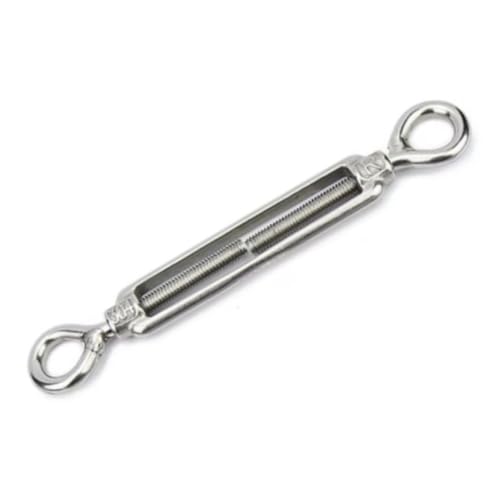 5 STÜCKE Haken Und Ösen OC Typ Spannschloss Größe Edelstahl 304 Heavy Duty Rigging Segeln Hardware Spannschloss Drahtseil Spannung(Type2 O-O,M10) von Generic