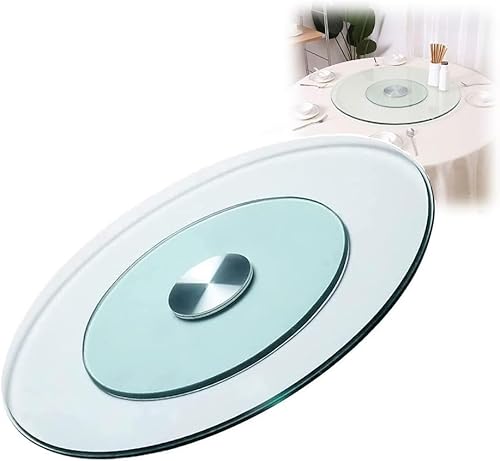 50 60 80 cm Glas Lazy Susan Drehbarer Tabletttisch Drehbarer Ständer Für Esstisch Küche Servierplatte Mit Lager 50 60 80 cm Glas Lazy Susan Drehbarer Tabletttisch Drehbarer Ständer Für Esstisch Küche Servierplatte Mit Lager von Generic