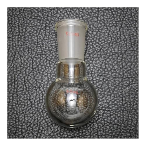 50 ml 24/40 1-Hals-Rundkolben aus Glas, Einzelhals, Labor-Siedeflasche von Generic
