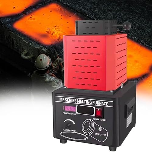 5000w Goldschmelzofen Goldschmelzofen 2912f Schnell Schmelzendes Silber Kupfer Eisen Aluminium Zinn Elektromagnetisch, Red, 2KG 5000w Goldschmelzofen Goldschmelzofen 2912f Schnell Schmelzendes Silber Kupfer Eisen Aluminium Zinn Elektromagnetisch, Red, 2KG von Generic