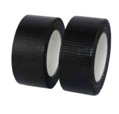 50m x 50 mm schwarz Gewebeband Panzerband Steinband Reparaturband Gaffa Tape von Generic