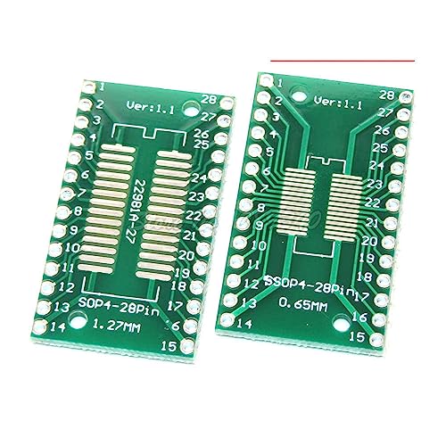 5PCS TSSOP28 SSOP28 SOP28 zu DIP28 Transfer Board DIP Pin Board Pitch Adapter TSSOP-28 SSOP-28 SOP-28 zu DIP-28 von Generic