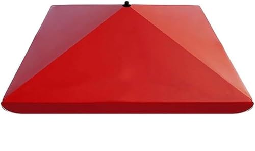 6,5 Fuß 7,2 Fuß 8,2 Fuß Outdoor Sonnenschirm Ersatz Baldachin Markt Regenschirm Top Cover Rechteckiger Regenschirm Ersatztuch, Red, 250x250cm/8.2x8.2ft 6,5 Fuß 7,2 Fuß 8,2 Fuß Outdoor Sonnenschirm Ersatz Baldachin Markt Regenschirm Top Cover Rechteckiger Regenschirm Ersatztuch, Red, 250x250cm/8.2x8.2ft von Generic