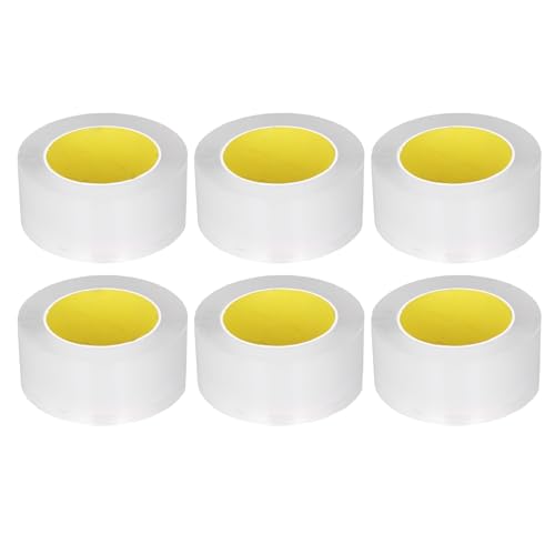 6 Rollen doppelseitige Bänder 0,1 mm Dicke 50 mm Breite 5m Länge transparentes Bildhängungkleber 6 Rollen doppelseitige Bänder 0,1 mm Dicke 50 mm Breite 5m Länge transparentes Bildhängungkleber von Generic