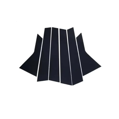 6 STÜCKE Glanz Schwarz Säule Post Fenster Trim Abdeckung Fenster Tür Spalte BC Säule Post Abdeckung Für Geely Tugella Xingyue FY11 2019 202 von Generic