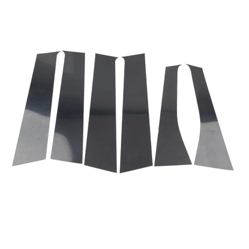 6 Teile/Satz Auto Säule Post Tür Fenster Abdeckung Trim Kit Für Mitsubishi Outlander 2013 2014 2015 2016 2017 2018 2019 2020 2021 von Generic