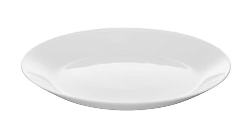 6-er Set OFTAST Ikea Dessertteller Beilagen, weiß, 19 cm Feinporzellan/gehärtetes Glas/Spülmaschinenfest und mikrowellengeeignet von Generic