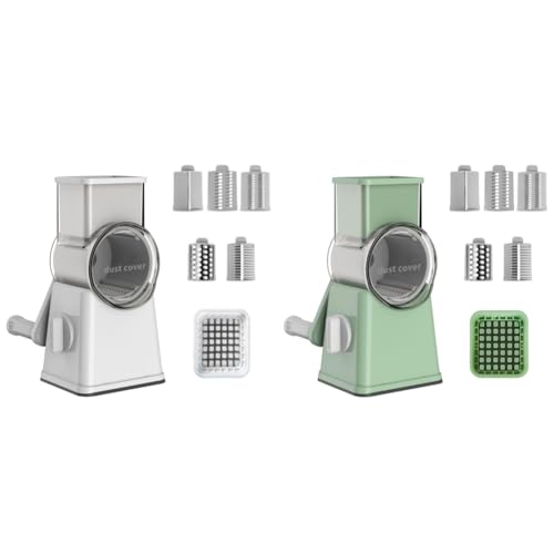 6-in-1 Drehbarer Gemüsehobel mit Schneide- und Würfelfunktion Handbetriebene Küchenmaschine for Gemüse Käse Obst 6-in-1 Drehbarer Gemüsehobel mit Schneide- und Würfelfunktion Handbetriebene Küchenmaschine for Gemüse Käse Obst von Generic