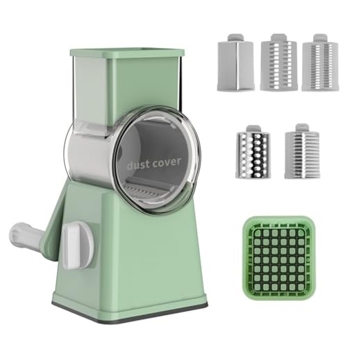 6-in-1 Drehbarer Gemüsehobel mit Schneide- und Würfelfunktion Handbetriebene Küchenmaschine for Gemüse Käse Obst 6-in-1 Drehbarer Gemüsehobel mit Schneide- und Würfelfunktion Handbetriebene Küchenmaschine for Gemüse Käse Obst von Generic