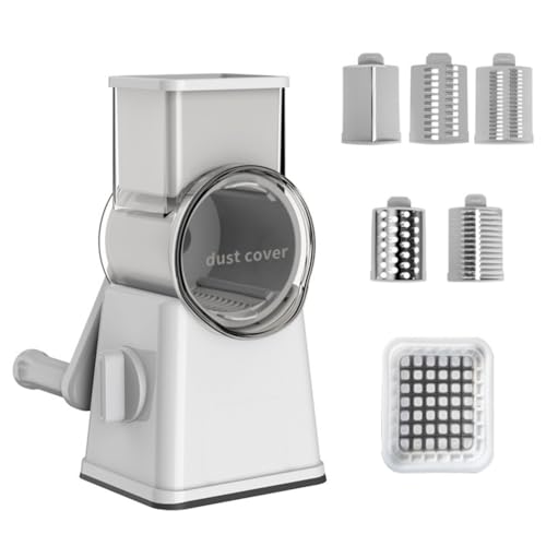 6-in-1 Drehbarer Gemüsehobel mit Schneide- und Würfelfunktion Handbetriebene Küchenmaschine for Gemüse Käse Obst 6-in-1 Drehbarer Gemüsehobel mit Schneide- und Würfelfunktion Handbetriebene Küchenmaschine for Gemüse Käse Obst von Generic