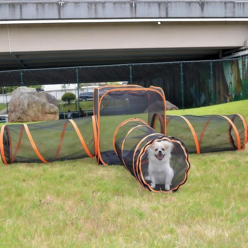 6-in-1-katzengehege Für Den Außenbereich, Tragbare Pop-up-mesh-zelte, Laufstall-spieltunnel Im Außenbereich Haustier-DIY Für Große Katzen Kaninchen Kl, Square Tent +3* Pet Tunnels 6-in-1-katzengehege Für Den Außenbereich, Tragbare Pop-up-mesh-zelte, Laufstall-spieltunnel Im Außenbereich Haustier-DIY Für Große Katzen Kaninchen Kl, Square Tent +3* Pet Tunnels von Generic