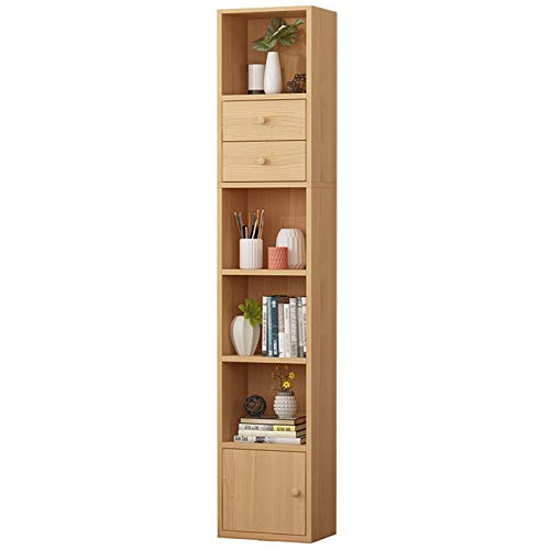 6-lagige Kinder-Bücherregal mit Türen – platzsparendes Bücherregal in Weiß, Rosa, Buche und Grün – robustes hölzernes Bücherregal für nized Kinderzimmer 6-lagige Kinder-Bücherregal mit Türen – platzsparendes Bücherregal in Weiß, Rosa, Buche und Grün – robustes hölzernes Bücherregal für nized Kinderzimmer von Generic