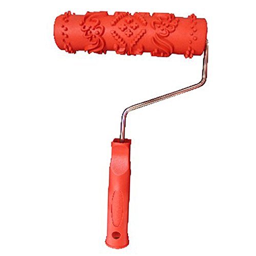 7inch Geprägte Malerei Walze Malerrollen Farbrollen Mit Kunststoff Griffe Wanddekor Muster - 01 7inch Geprägte Malerei Walze Malerrollen Farbrollen Mit Kunststoff Griffe Wanddekor Muster - 01 von MagiDeal
