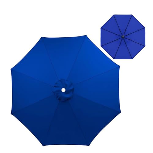 8-Arm-Schirm-Ersatzdach, Stoffschirmabdeckung, Markttischmarkise, for Garten, Terrasse, Pool, Terrassen, Ampelschirm(Blue,8.2FT/2.50M) von Generic