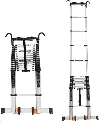 8 M / 7 M / 6 M / 5 M / 4 M / 3 M / 2 M / 1,2 M Extra Hohe Teleskopleiter Mit Stabilisator Und Abnehmbarem Haken, Ausziehbare Teleskopleiter Für Dachbodenarbeiten Im Freien, One Color, 2.8m/9.2ft 8 M / 7 M / 6 M / 5 M / 4 M / 3 M / 2 M / 1,2 M Extra Hohe Teleskopleiter Mit Stabilisator Und Abnehmbarem Haken, Ausziehbare Teleskopleiter Für Dachbodenarbeiten Im Freien, One Color, 2.8m/9.2ft von Generic