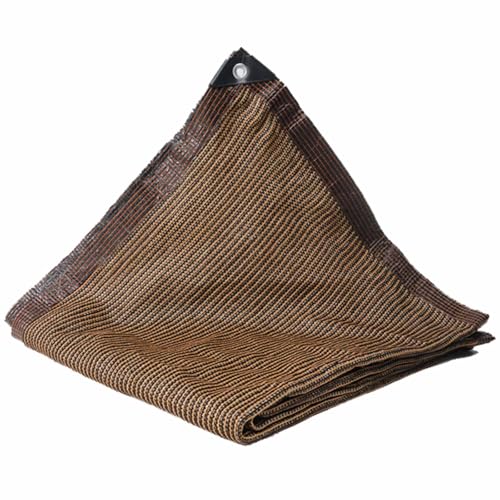80% Schattierungsnetz, Schattennetz mit Ösen, Wärmeisolierende Belüftung, Schattiernetz für Terrasse Pergola Balkon Garten Pflanze Gewächshaus Hühnerstall Outdoor(2.0x2.0m(6.6'x6.6')) von Generic