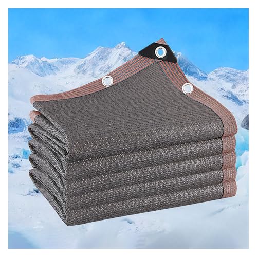 80% Sunblock Shade Cloth for Plants, Backyard & Balcony - Durable Mesh Tarp with Grommets, UV Protection for Swimming Pool, 5x8m (196.9x315in) von Generic