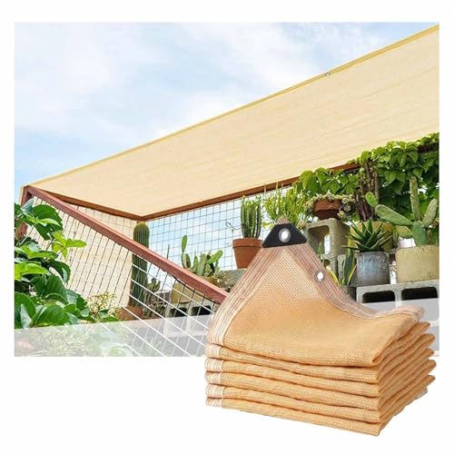 85% Gelbes Schattentuch – Sonnenschutznetz für Gewächshäuser 2x2.0m 2x4.0m 3x3.0m 3x6.0m 4x4.0m Strapazierfähiges Sonnenschutzsegelnetz für Lagerhallen und Scheunen(4x15.0m(13'x49')) von Generic