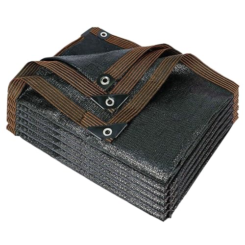 85% Schattiernetz 1x1 1x3 1x4 2x2 2x3 2x4 3x3 3x5 3x6 4x4 4x8 5x7 6x6 8x10 Sichtschutz HDPE Gewebe Netz Garten Sonnenschutz Netz Schwarz(Size:2X5.0m) von Generic