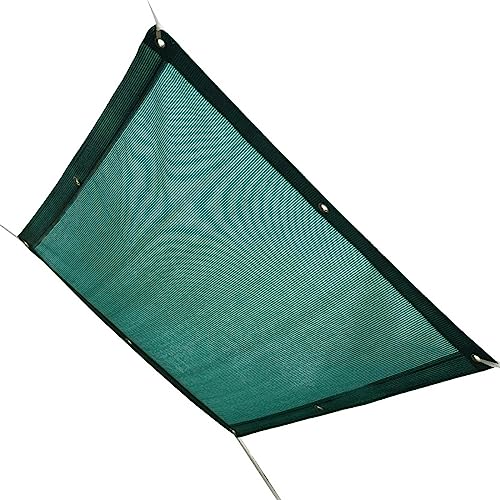 85% Sonnenschutznetz mit Verstärkten Ösen, Reißfestes Grünes Schattentuch 1X3.0m 1X4.0m 2x2.0m 2x3.0m 2x4.0m Schattennetz für Pergola Scheune Garten Veranda Terrasse(4x6.0m(13'x19.7')) von Generic