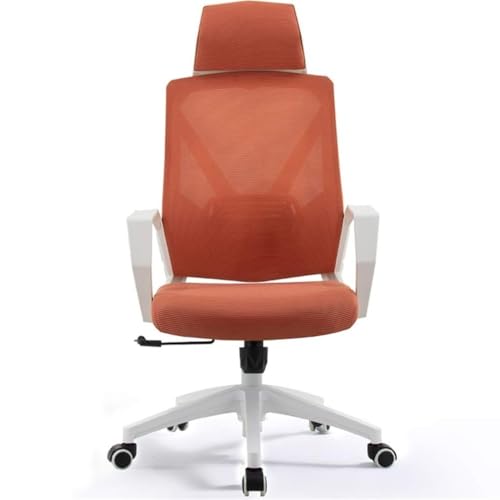 90°-135° Verstellbarer, Atmungsaktiver Computerstuhl – Höhenverstellbarer, Weicher Bürostuhl Mit Festen Armlehnen, Einfache Montage(Orange Chair) von Generic