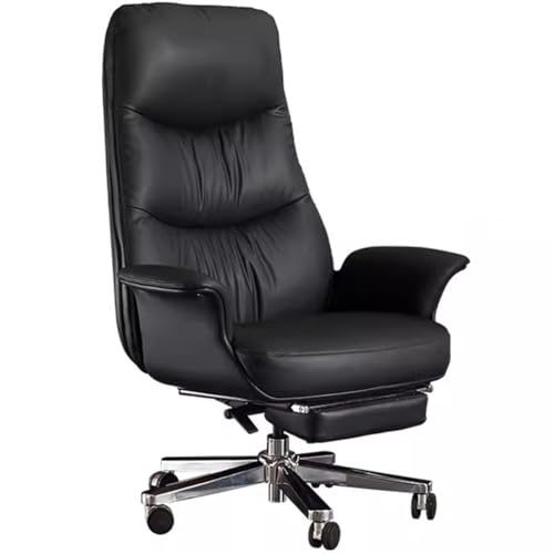 90°-145° Weitwinkel-Freizeit-Nickerchenstuhl - 360° Drehbarer Computersitz Mit Rollen, Höhenverstellbar Und Einfache Montage(Black Chair) von Generic