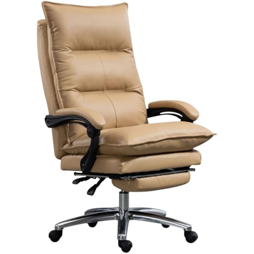 90°-160° Neigbarer Bequemer Arbeitsstuhl, Mit Verbundenen Armlehnen, Ergonomischer Computerstuhl Fürs Schlafzimmer, Stressabbau(Coffee Color) von Generic