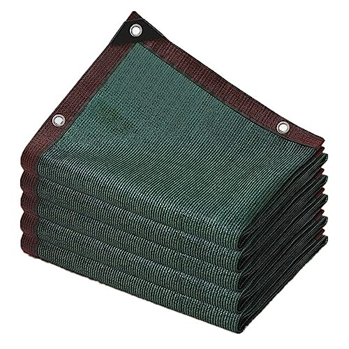 90% Grünes Schattentuch Sonnenschutzgewebeblock 2x4.0m 2x5.0m 2x6.0m 2x8.0m 3X6.0m Gartenschattenabdeckung mit Ösen für Pergola-Gewächshauspflanzenanbau(4x10.0m/13x32.8ft) von Generic