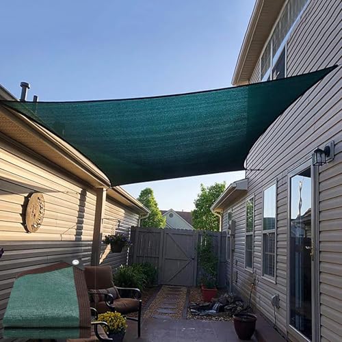 90% Sonnensegel/Sichtschutzzaun, Schattentuch mit Ösen, Schattentuchschirm aus Baldachinstoff, Wasser- und luftdurchlässig und UV-beständig, Schattennetzabdeckung for Pflanzen(4,7x20m/22.97x65.62ft) von Generic