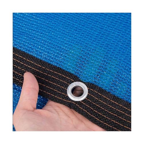 95% Schattierungsnetz Schattentuch mit Ösen, Blauer Schattenstoff 2x4.0m 2x5.0m 2x6.0m 3X5.0m 3X6.0m Sonnenschutz für Den Außenbereich, UV-beständiges Netz für Pergola-Gewächshauspflanzen(3x5.0 m(9.8x 95% Schattierungsnetz Schattentuch mit Ösen, Blauer Schattenstoff 2x4.0m 2x5.0m 2x6.0m 3X5.0m 3X6.0m Sonnenschutz für Den Außenbereich, UV-beständiges Netz für Pergola-Gewächshauspflanzen(3x5.0 m(9.8x von Generic