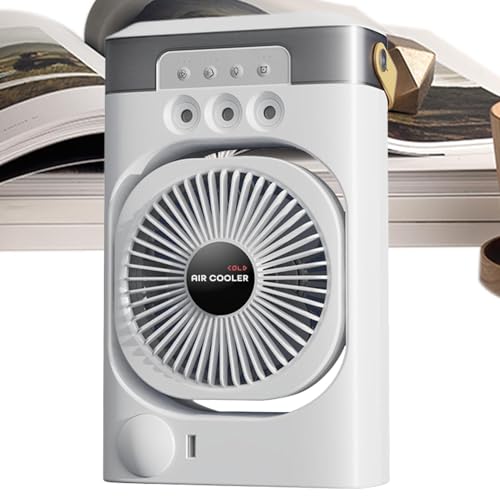 AC Personal | Kühler Ventilator Klimaanlage Low Noise Night Light in 7 Farben Desk Luftbefeuchter für Kabinenzubehör von Generic