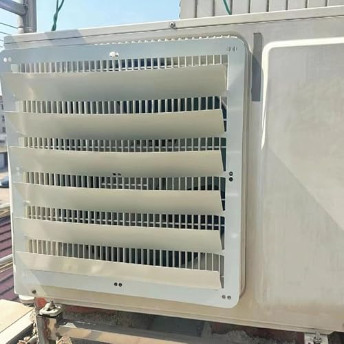 Abdeckung Der Klimaanlage Für Den Außenbereich Deflektor Der Klimaanlage, Luftauslass Anti-direktes Ausblasen, Verhinderung Der Wärmeableitung, Windschutzscheibe Rollladen, Square, 43 * 43cm Abdeckung Der Klimaanlage Für Den Außenbereich Deflektor Der Klimaanlage, Luftauslass Anti-direktes Ausblasen, Verhinderung Der Wärmeableitung, Windschutzscheibe Rollladen, Square, 43 * 43cm von Generic