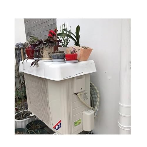 Abdeckung for Split-Wärmepumpen Kondensatorabdeckung Außenfenster-Klimaanlagenabdeckungen for Außenwandgeräte PVC-Schutzfolie Gegen UV-Strahlung, Regen Und Schnee(110X52cm) von Generic