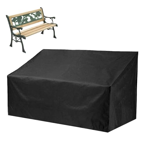 Abdeckung für Terrassensofas, wasserdichter Sitzbezug für Gartenbank, aus 210D-Oxford-Gewebe, Schutz für Gartenmöbel, Stuhlbezug, Bezug für Banksofas mit Reve von Generic