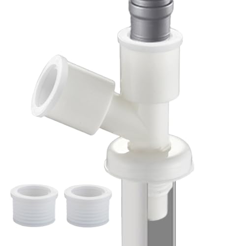 Abflussrohradapter - Langlebiger Sanitäranschluss, Durchlaufdichtes Entwässerungsröhrchen | Anti-Odor-Abwassersplitter Mit Rückfluss Stopper Für Küchenspüle Waschständer Waschmaschine Ersatz Verwendet von Generic