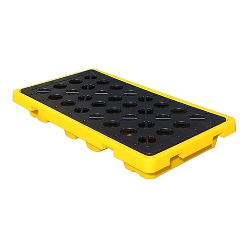 Able Industrial Farbeimer-Tablett – Auffangpalette Für Ölfässer, Garagenlagerung, Langlebig Und Effizient/Yellow-1Pcs/130 * 68 * 17.5Cm von Generic