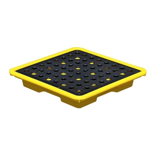 Able Industrial Farbeimer-Tablett – Auffangpalette Für Ölfässer, Garagenlagerung, Langlebig Und Effizient/Yellow-1Pcs/33 * 33 * 5.8Cm von Generic