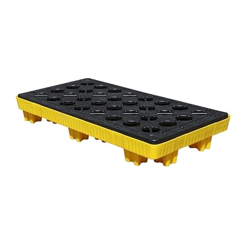 Able Industrial Farbeimer-Tablett – Auffangpalette Für Ölfässer, Garagenlagerung, Langlebig Und Effizient/Yellow-2Pcs/120 * 60 * 17Cm von Generic